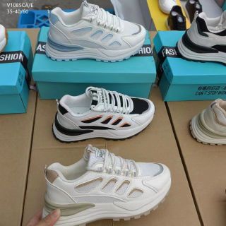 Giày thể thao nữ độn đế êm chân V1085