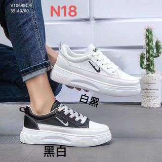 Giày thể thao nữ chất da mềm êm chân V1069