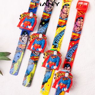 Đồng hồ cho bé trai hình siêu nhân - Đồng hồ điện tử trẻ em Superman MANY