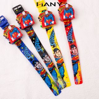 Đồng hồ cho bé trai hình siêu nhân - Đồng hồ điện tử trẻ em Superman MANY