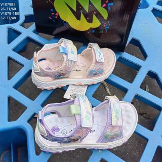 Sandal trẻ em 2 quai ngang họa tiết elsa đẹp