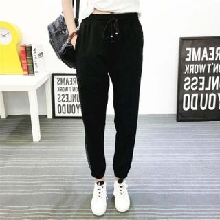 QUẦN JOGGER NỮ PHỐI LƯỚI SƯỜN CÁ TÍNH - DMA STORE