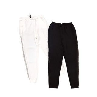 QUẦN JOGGER NỮ PHỐI LƯỚI SƯỜN CÁ TÍNH - DMA STORE