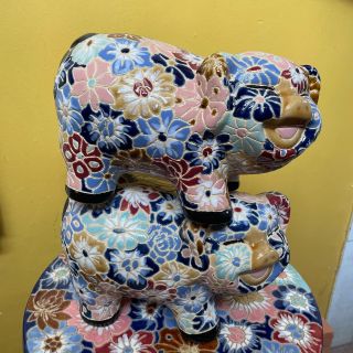 Heo đất gốm sứ bách hoa, gốm sứ Nam Bộ