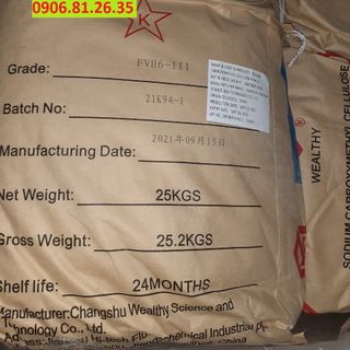 Chất tạo sệt cho thực phẩm CMC_Sodium Carboxymethyl Cellulose 1KG (Bao 25Kg)