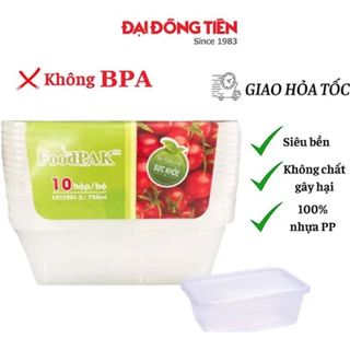 ( 1 BỘ 300 CÁI )  HỘP NHỰA THỰC PHẨM ĐẠI ĐỒNG TIẾN ( L520 )
