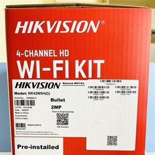 Bộ Kit camera IP Wifi HIKVISION NK42W0 DS-7104NI-K1/W/M + (4 camera) giá sỉ