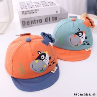 Mũ vành mềm cho bé/ Mũ hình con bò dễ thương S6-24m M141.40