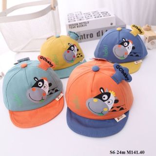 Mũ vành mềm cho bé/ Mũ hình con bò dễ thương S6-24m M141.40