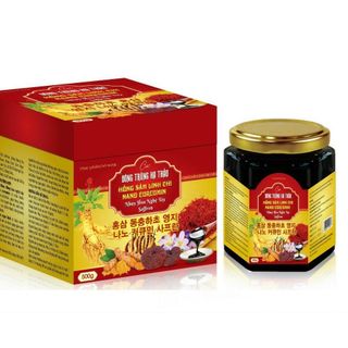 Cao đông trùng hạ thảo hồng sâm linh chi nano curcumin nhụy hoa nghệ tây saffron Goldent - 500gr