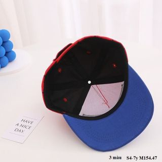Mũ lưỡi trai cho bé trai. Mũ hình nhện cho bé S4-7y M154.47