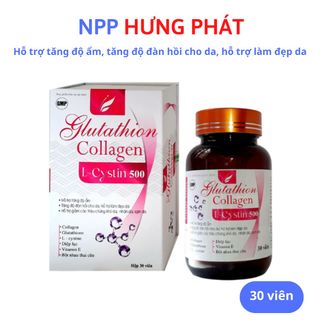 Viên uống Glutathion Collagen L-Cystin 500 làm đẹp da, giảm sạm da – hộp 30 viên giá sỉ