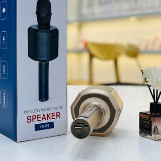 Micro karaoke bluetooth YS 89 - Micro kiêm loa karaoke SU YOSD - Chỉnh echo ngay trên mic