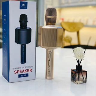 Micro karaoke bluetooth YS 89 - Micro kiêm loa karaoke SU YOSD - Chỉnh echo ngay trên mic