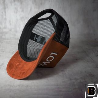 Nón Lưỡi Trai Lowey Da Lộn Phối Lưới
