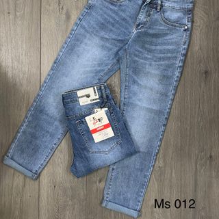 Quần jean dài chất co giãn, vải mềm mịn, regular fit cao cấp mẫu mới 2023