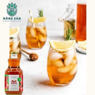 Thùng 6 chai x 1L Nước ép trái cây nguyên chất Ashton Valley (nhập khẩu Úc) - Vị Táo & Cherry
