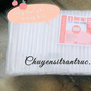 500gram Ống Hút Trà Sữa Phi 12 Nhiều màu
