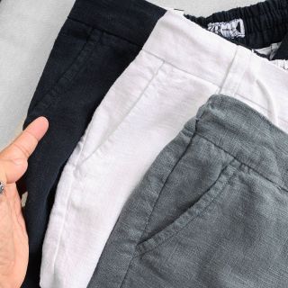 Quần short kaki nam,quần đùi kaki nam cao cấp, chất vải Đũi ( linen ) dày mịn , co giãn nhẹ , bảng màu Bassic dễ mix đồ - size từ 55kg - 85kg