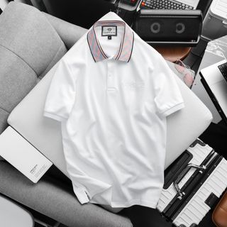 Áo thun cổ bẻ nam, áo thun có cổ nam cao cấp, chất vải cotton cá sấu dệt kim mắt to loại xịn, dày dặn, form đứng áo, sờ là thích, mặc sướng - size từ 54kg - 90kg