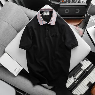 Áo thun cổ bẻ nam, áo thun có cổ nam cao cấp, chất vải cotton cá sấu dệt kim mắt to loại xịn, dày dặn, form đứng áo, sờ là thích, mặc sướng - size từ 54kg - 90kg