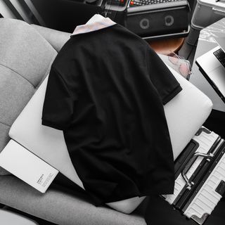 Áo thun cổ bẻ nam, áo thun có cổ nam cao cấp, chất vải cotton cá sấu dệt kim mắt to loại xịn, dày dặn, form đứng áo, sờ là thích, mặc sướng - size từ 54kg - 90kg