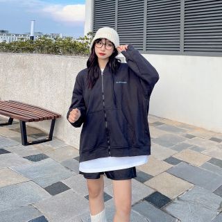 Áo Khoác In Combosure Dáng Rộng Nữ Meeny- Hoodie Fom Rộng Tay Bồng Mũ 2 Lớp In Chữ Dày Dặn Dáng Hàn Quốc