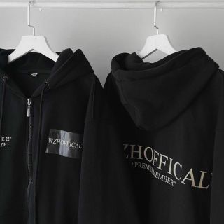 Áo Khoác Nỉ Chữ WZHOFFICAL Cặp Nam Nữ - Hoodie Có Dây Kéo Nón 2 Lớp Kiểu Rộng Unisex -Chống Nắng