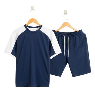 Bộ Quần Áo Mặc Nhà Thể Thao Nam Mùa Hè Phong Cách Cao Cấp TOMIJUN