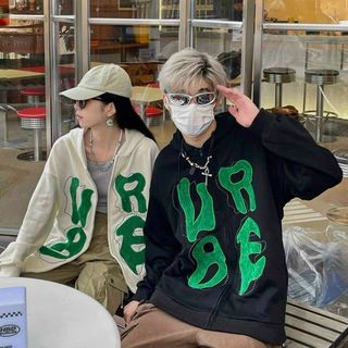 Áo Khoác Nỉ Bông BE UR Hoodie Zip form rộng Unisex Nam Nữ