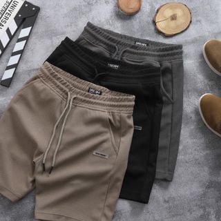 Quần short nam nữ cao cấp logo cao su "DREAM" chất vải tổ ong mặc thoáng mát