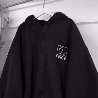 Áo Khoác Logo Con Mèo Form Rộng Tay Phồng Unisex
