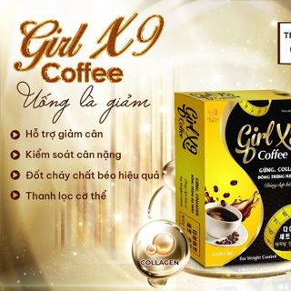 Coffee giảm cân girl x9, Giảm mỡ bụng, giảm cân hiệu quả, 12 ngày giảm 2-3kg Giá thỏa thuận giá sỉ