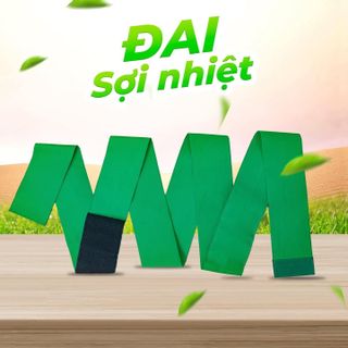 Đai sợi nhiệt tặng gel tan mỡ ớt xanh
