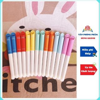 (GIÁ SỈ) Bút MẶT CƯỜI, bút mài Thầy Ánh mặt cười SH056 ngòi mài êm trơn, luyện chữ đẹp Ánh Dương, bút máy xóa được
