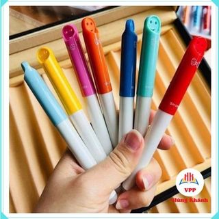 (GIÁ SỈ) Bút MẶT CƯỜI, bút mài Thầy Ánh mặt cười SH056 ngòi mài êm trơn, luyện chữ đẹp Ánh Dương, bút máy xóa được
