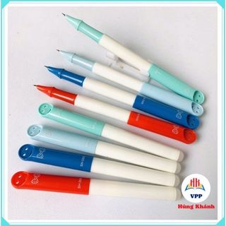 (GIÁ SỈ) Bút MẶT CƯỜI, bút mài Thầy Ánh mặt cười SH056 ngòi mài êm trơn, luyện chữ đẹp Ánh Dương, bút máy xóa được