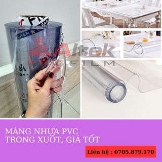 MÀNG NHỰA PVC DẺO ĐA DẠNG KÍCH THƯỚC, CHẤT LƯỢNG, GIÁ CẢ TỐT, HỖ TRỢ GIAO HÀNG NỘI THÀNH. giá sỉ