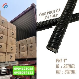 Ống ruột gà lõi thép phi 16, phi 20, phi 25, phi 32,...