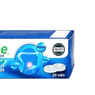 Viên ngậm Lysopene bạc hà giúp giảm phù nề, đau rát họng, giảm viêm họng – hộp 20 viên