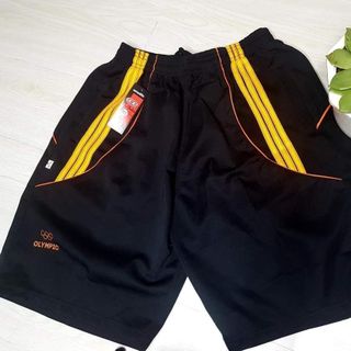 quần đùi nam thun poly co giãn 4 chiều quần đùi thun nam đen 3 sọc vải dày cực đẹp from quần đẹp