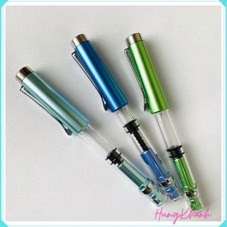 Bút máy 09 vỏ trong ngòi mài - ngòi lá tre thanh đậm, Bút Luyện Chữ, Ngòi Kim Tinh Lá Tre Tạo Thanh Đâm, Ngòi Không Rỉ