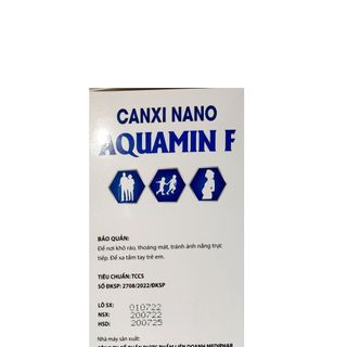 Viên uống canxi nano aquamin F cho người loãng xương , trẻ em còi xương, chậm lớn , giúp bổ sung canxi – hộp 30 viên