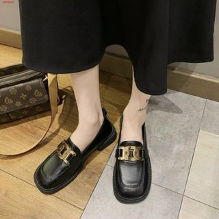 Giày lười nữ da mềm phối xích đẹp AP242