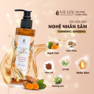 Sữa rửa mặt nghệ nhân sâm mela
