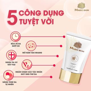 Kem chống nắng thảo dược Magic skin