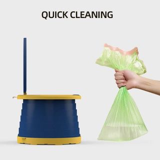 Bô cho bé, Bô cho bé đi vệ sinh, Bồn cầu thu nhỏ KidAndMom gấp gọn di động thuận tiện để trong nhà hoặc đi du lịch