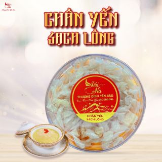Yến tổ tinh chế sạch lông tặng táo đỏ, đường phèn
