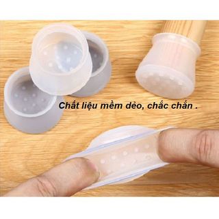 VỎ BỌC CHÂN BÀN GHẾ BẰNG SILICON DÀY CHỐNG XƯỚC SÀN, BỊT CHÂN BÀN GHẾ - BỌC CHÂN BÀN CHẾ GIÁ SỈ