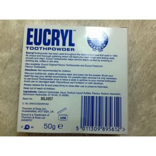 Bột làm trắng răng Eucry Tooth powder 50g -Anh bán buôn bán sỉ